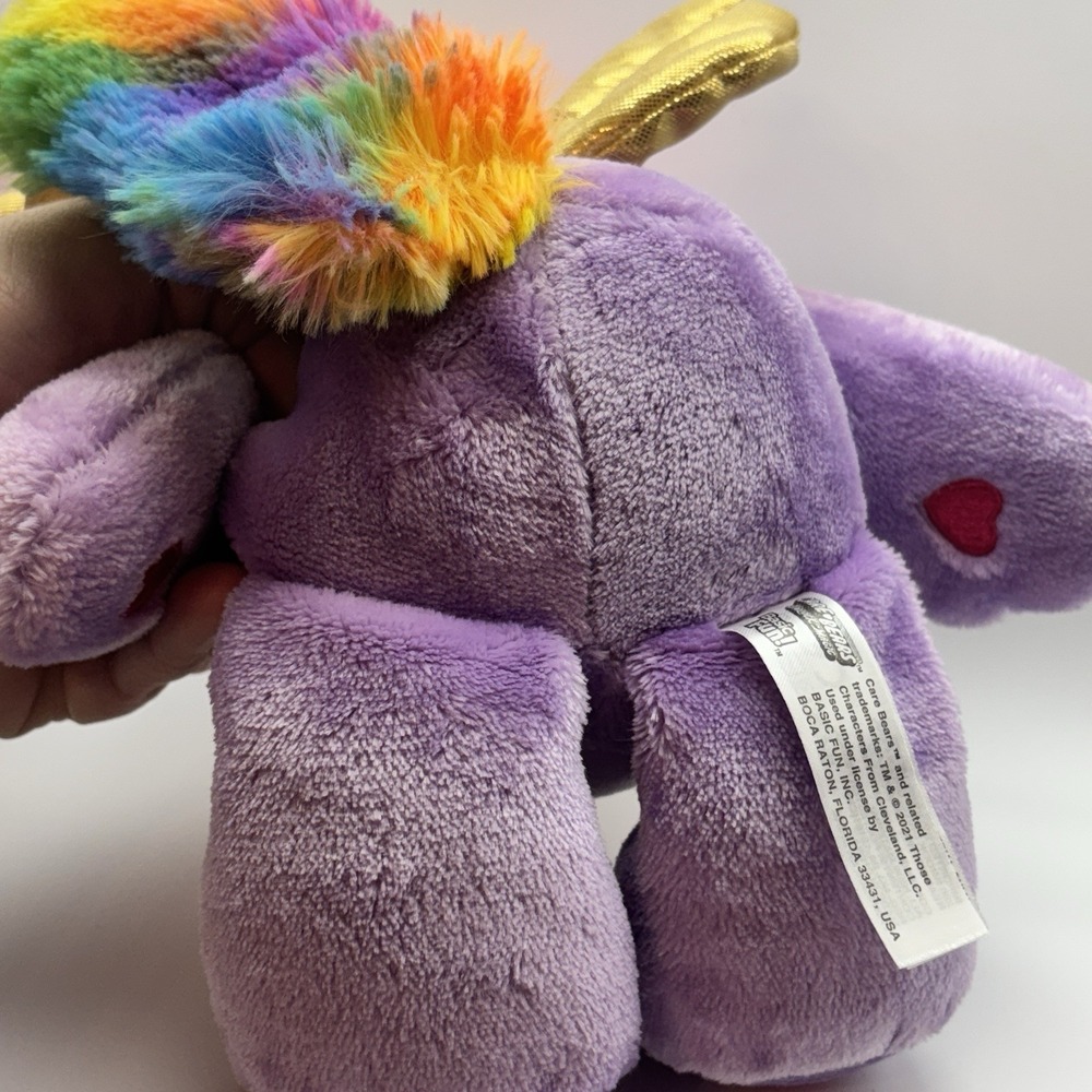 Care Bear Hoodie Friends Pegasus Togetherness Plush Stuffed Animal Toy 12" Clean - Picture 9 of 13